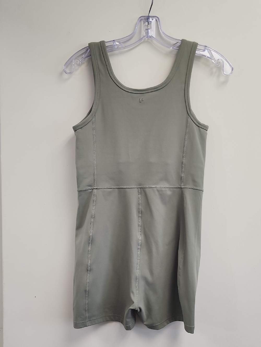 PAC 1980 Olive Green Athletic Romper Built In Bra Women’s Size Medium - Picture 2 of 8